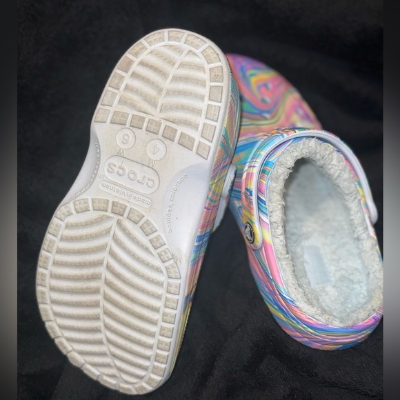 Crocs Adult Unisex Baya Lined Printed Clog Multicolor Size M-4 W-6 - Picture 6 of 14